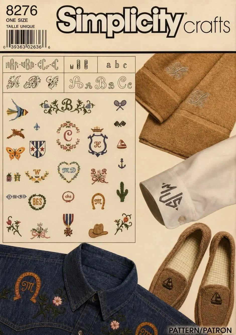 Rare Simplicity Iron-On Transfer Patterns Saguaro Horseshoe Alphabet NOS